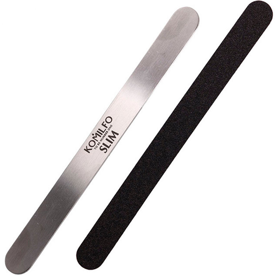 Komilfo replacement files for manicure - SLIM, 150 grit, 12 / 135mm, 50 pcs