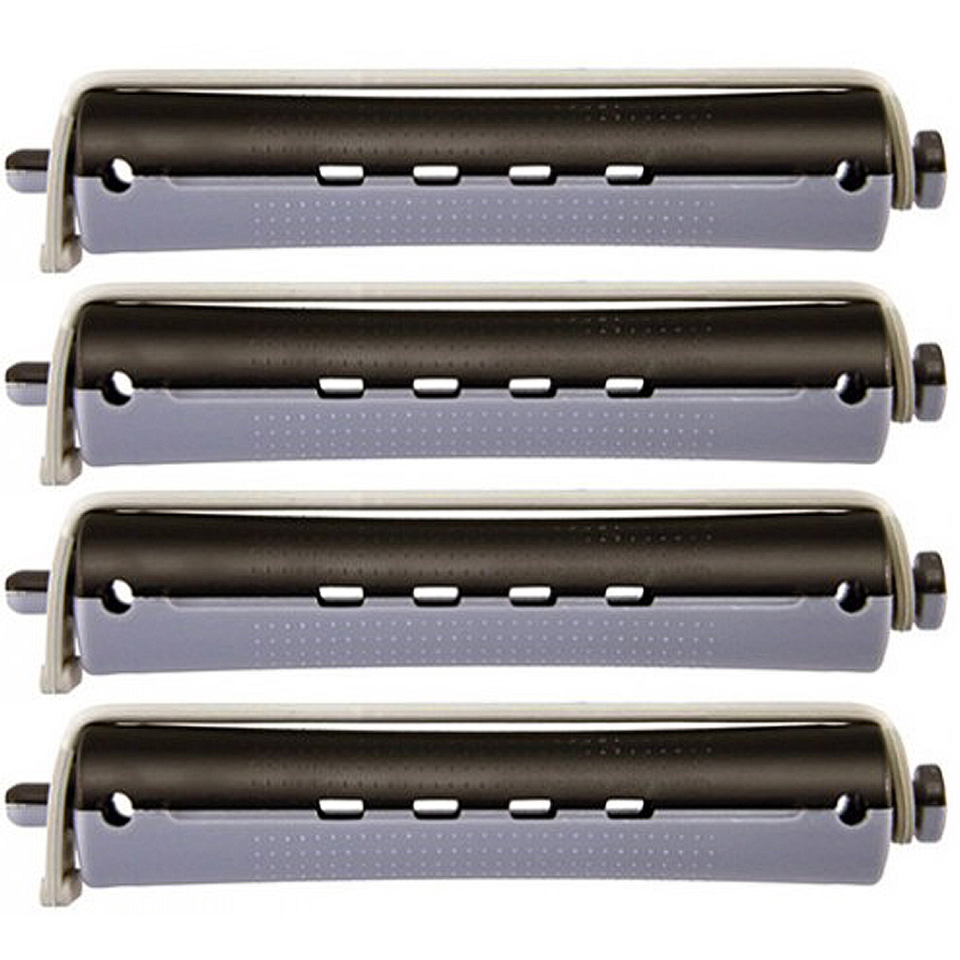 Comair Cold curlers, long, 2-color, with rubber band (pack of 12 pcs.), d 11mm