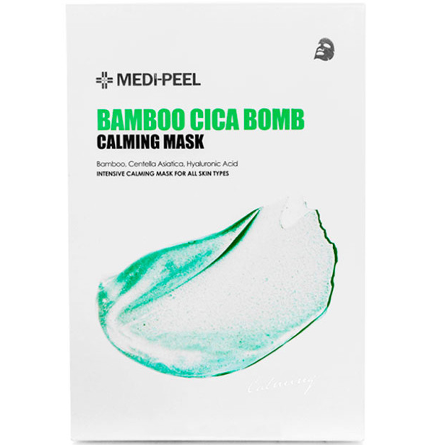 MEDI-PEEL Bamboo Cica Bomb Calmin Mask, Centella & Bamboo Mask, 25 ml