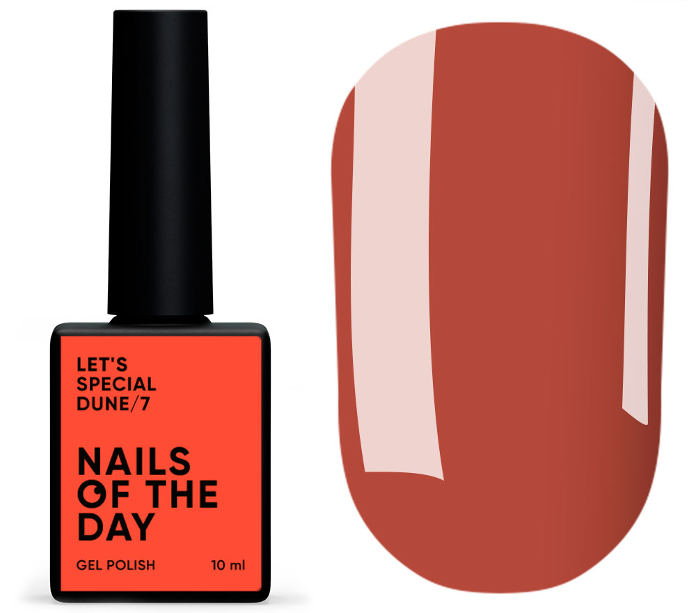 Nails Of The Day Гель-лак для нігтів Let's special DUNE/7 (спеції/спайс), 10 мл