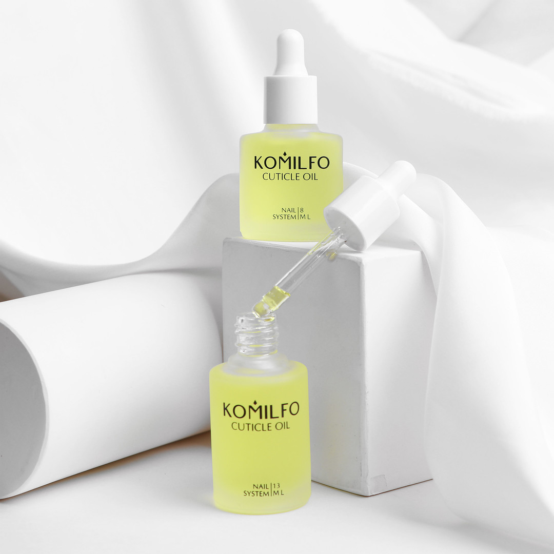 Komilfo Citrus Cuticle Oil - citrus cuticle oil with pipette, 8 ml