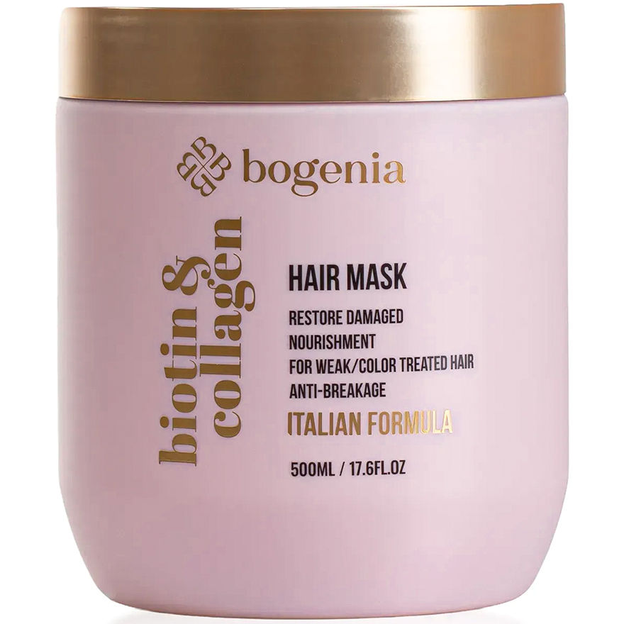 BOGENIA Маска для волосся Biotin & Collagen Mask, 500 мл
