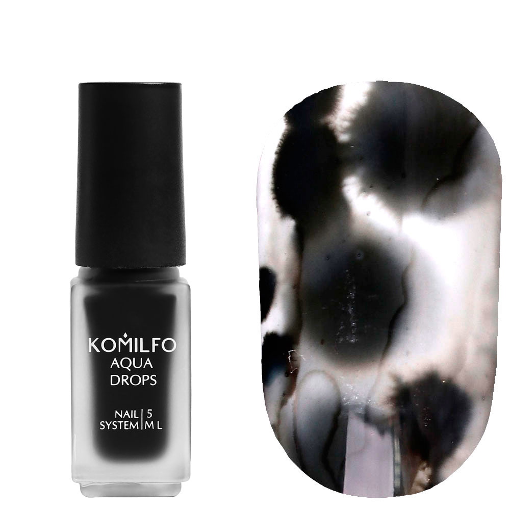 Komilfo Aqua Drops Black №001, 5 мл