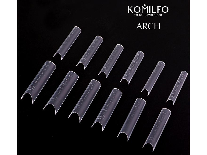 Komilfo Top Nail Forms, Arch - Верхні форми для нарощування, арочні, 120 шт Komilfo Top Nail Forms, Arch - Верхні форми для нарощування, арочні, 120 шт