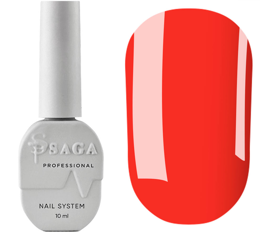 SAGA professional Gel Polish Marmalade 1 (green-yellow with flakes), 9 ml