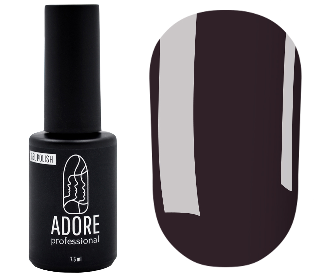 Gel polish ADORE Professional No. 456 (burgundy, enamel), 7.5 ml