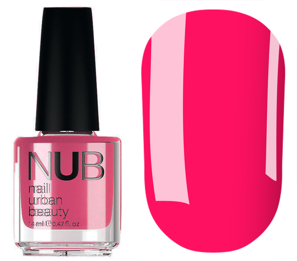 Лак для ногтей NUB 018 Girl about Town (розовый, эмаль), 14 мл