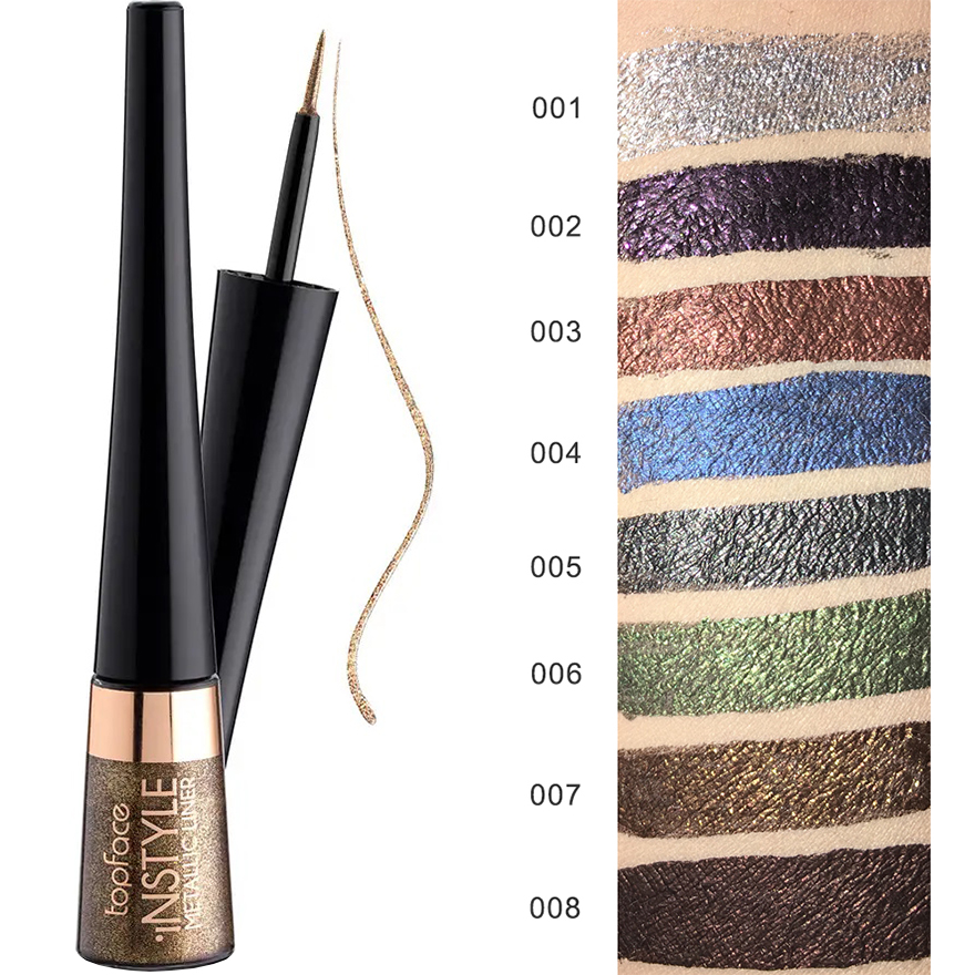TopFace Підводка "Instyle - Metallic Eyeliner" - 07 - Золота, 3,5 мл