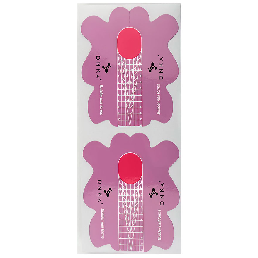 DNKa Нижние формы Builder nail forms long, 100 шт