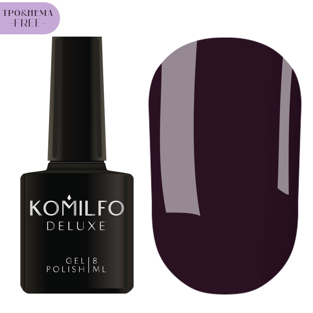 Gel varnish Komilfo DeLuxe Termo C003 (light brown, when heated - bright light green), 8 ml