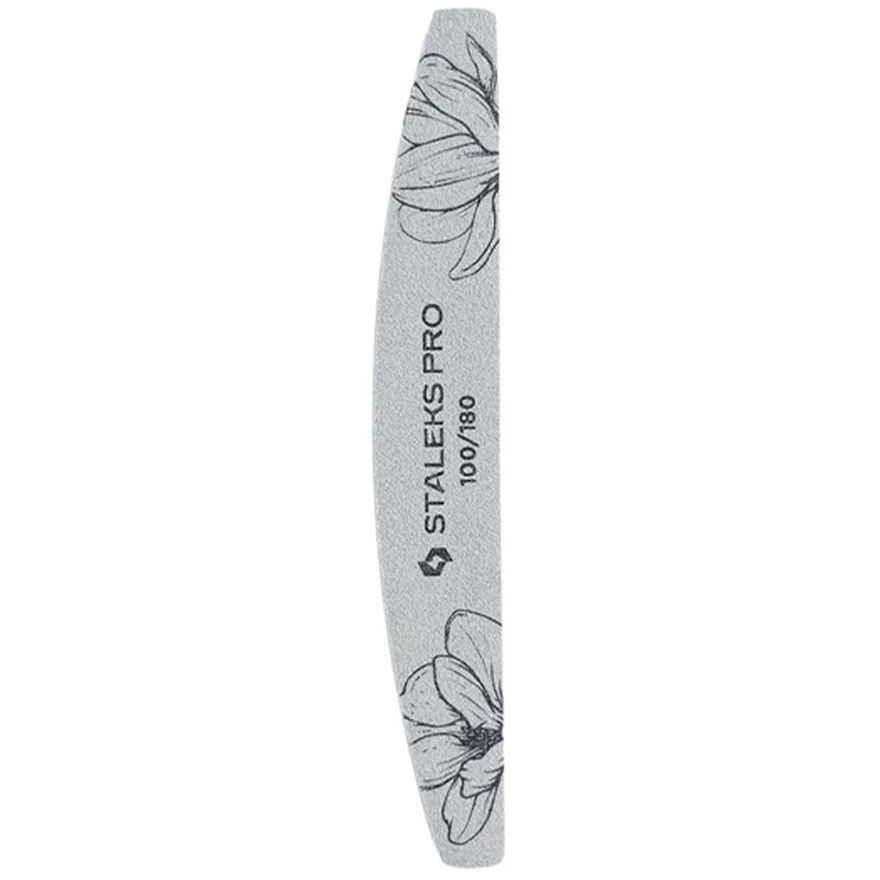 GIFT Staleks - EXPERT 40 crescent-shaped mineral file, 100/180 grit, 25 pcs