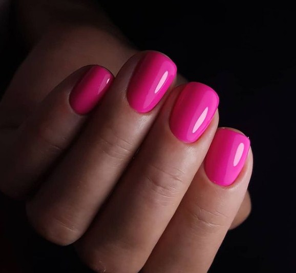 NUB 017 Fallen Dream gel varnish (hot pink, enamel), 8 ml