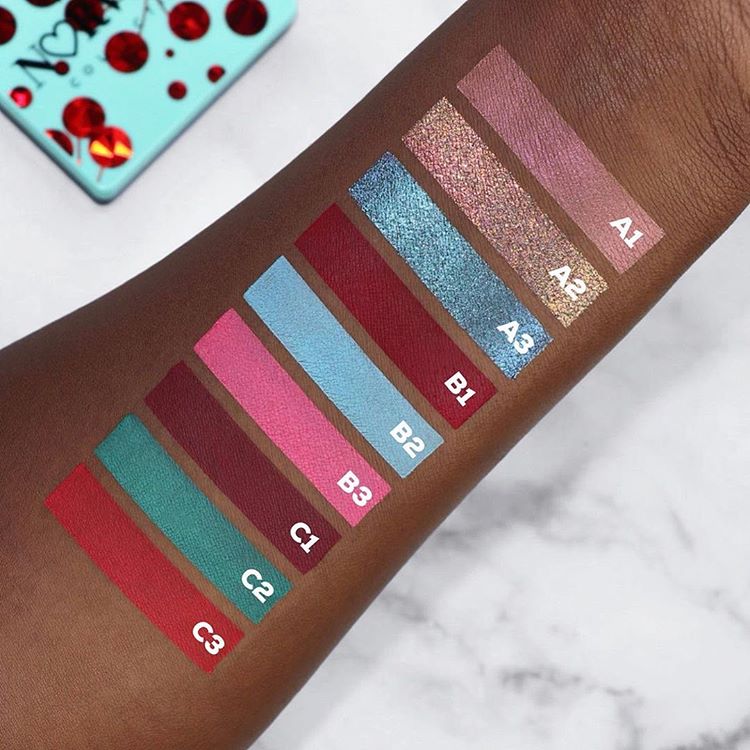 ANASTASIA BEVERLY HILLS Norvina Mini Pro Pigment Palette Vol.3 - Eyeshadow Palette, 9 * 1.3 g