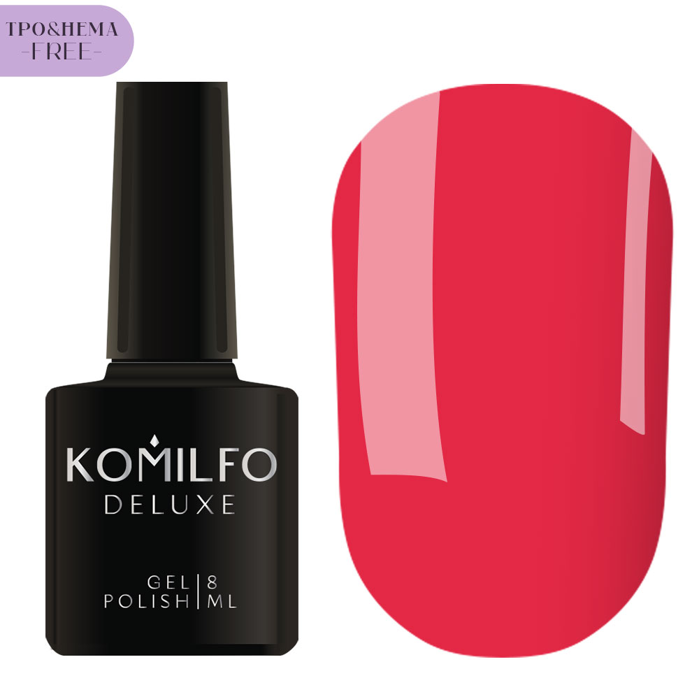 Gel varnish Komilfo DeLuxe Termo C003 (light brown, when heated - bright light green), 8 ml