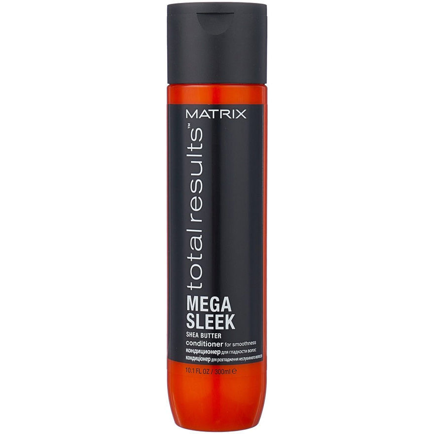 Matrix Total Results Mega Sleek Conditioner - Shea Butter Conditioner for Smooth Hair, 300 ml