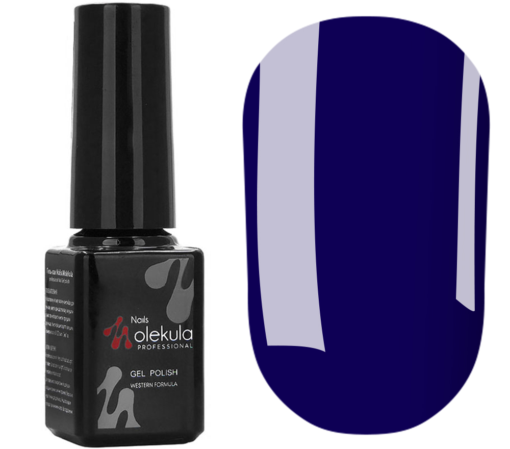 Molekula gel varnish No. 071 (dark blue, enamel), 6 ml