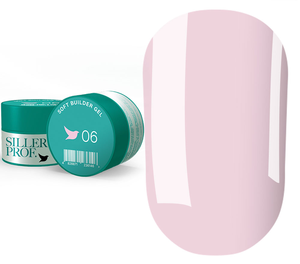 Siller гель для нігтів Soft Builder Gel № 06, 30 мл Siller гель для нігтів Soft Builder Gel № 06, 30 мл