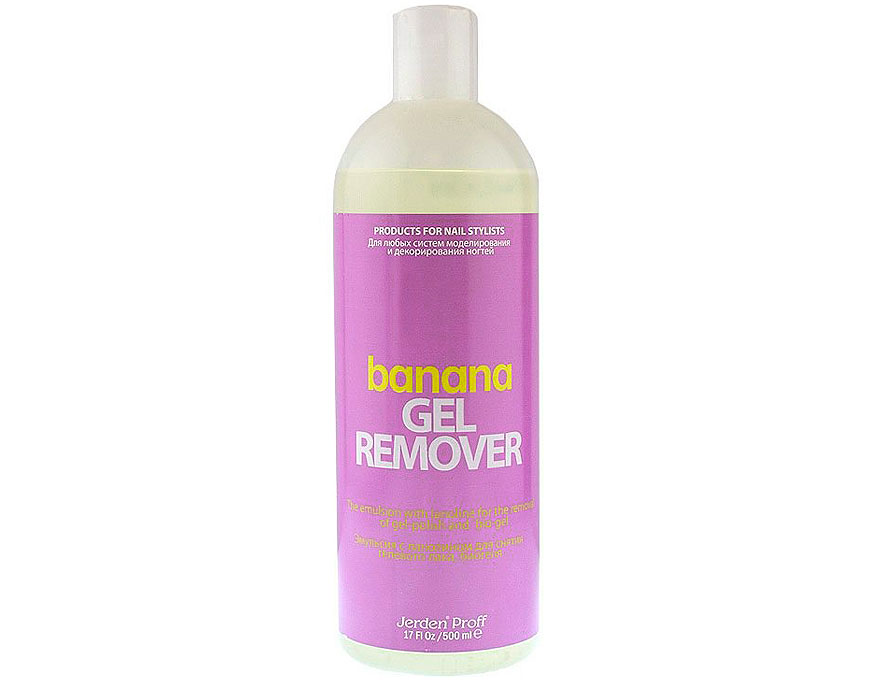 Jerden Proff Gel Remover emulsion for removing gel polish and biogel, Blackberry, 500 ml