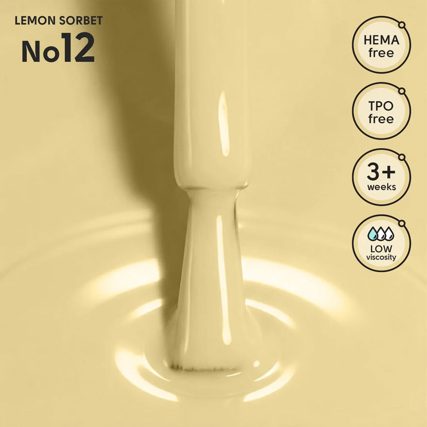 Shelly Гель-лак Lemon Sorbet 12, 12 мл Shelly Гель-лак Lemon Sorbet 12, 12 мл