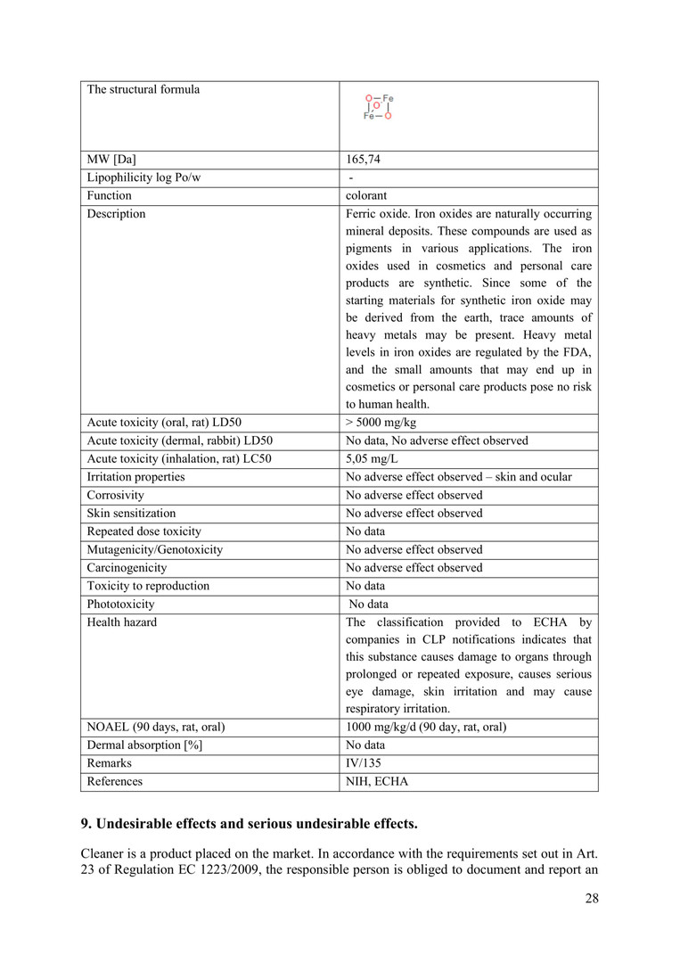 EC certificate MOON