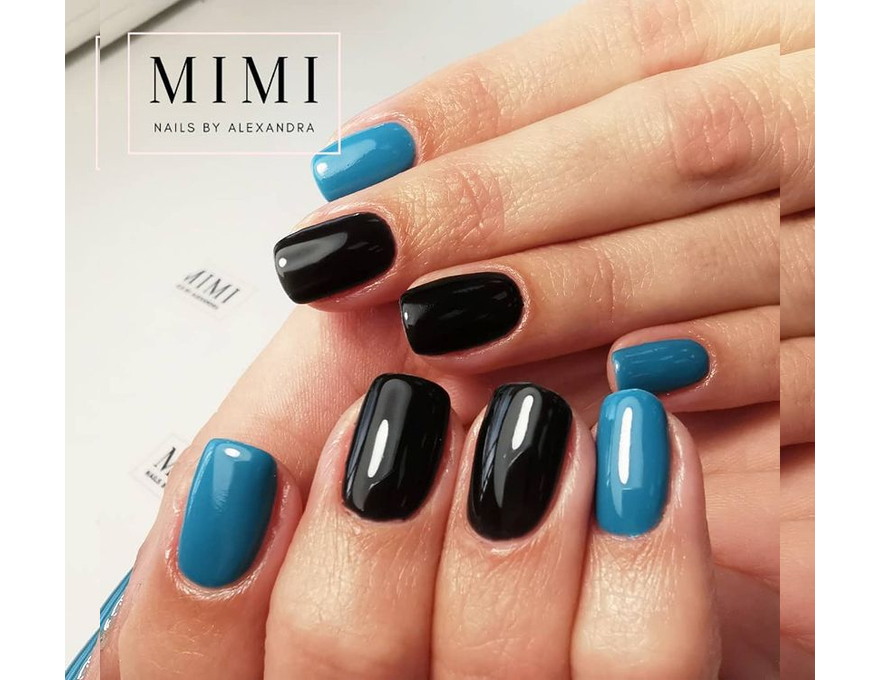 Gel varnish CND Shellac, Dige-Teal (blue, enamel), 7.3 ml
