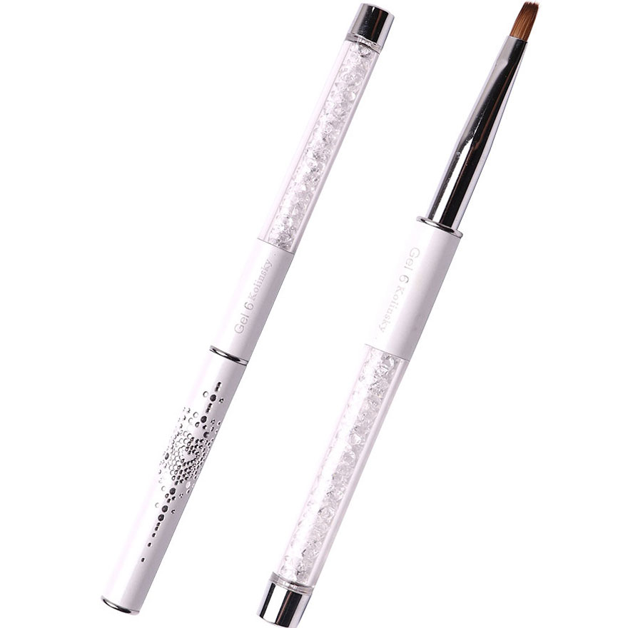 Кисть Komilfo Gel flat 6 (Kolinsky)