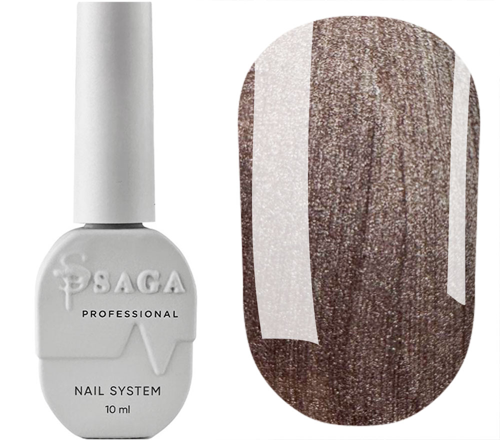 SAGA professional Gel Polish Marmalade 1 (green-yellow with flakes), 9 ml