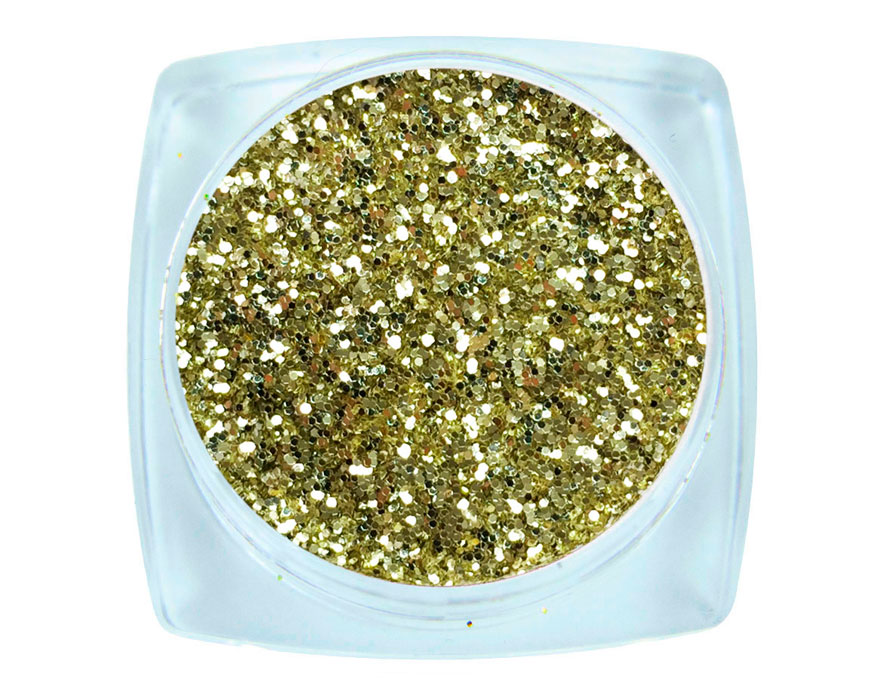 Komilfo блискітки 105F, розмір 0,3 мм, (біле золото) E, 2,5 г