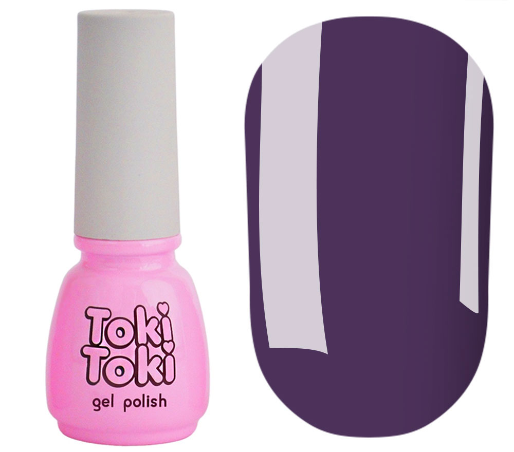 Toki Toki Gel nail polish Forest FS12 (dark blue-violet, enamel), 5 ml Toki Toki Gel nail polish Forest FS12 (dark blue-violet, enamel), 5 ml