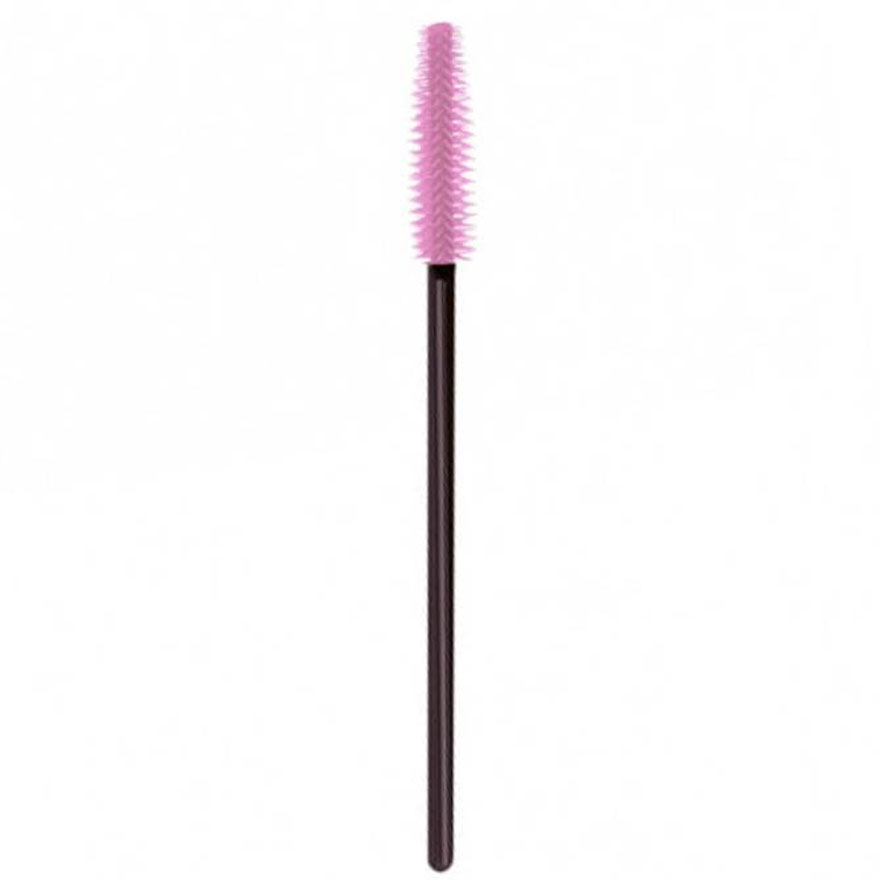 Silicone brush for hair, erysipelas on a black base, 1 piece