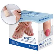 Graham Handsdown Soak-Off Gel Nail Wraps – спонджі для зняття гель-лаків для рук і ніг, 100 шт./уп.