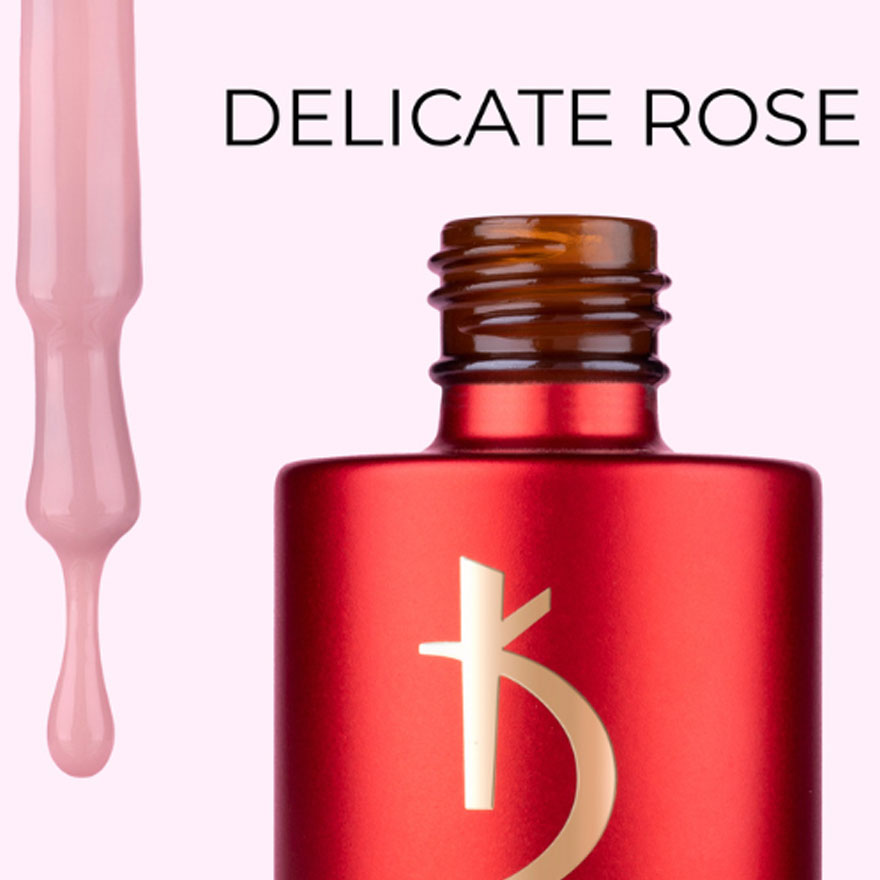 Kodi Professional Lint Base Gel - Delicate Rose (muted dark pink), 7 ml