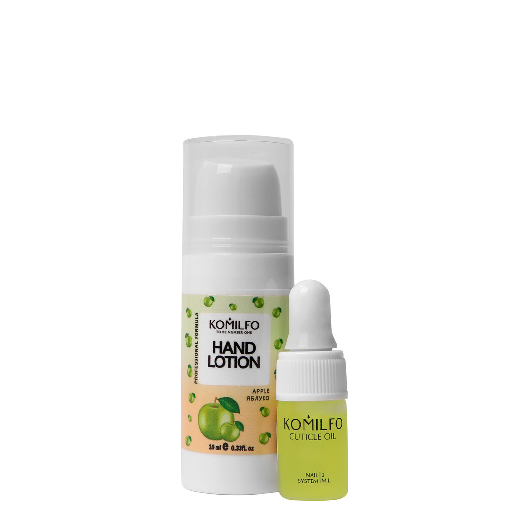 Komilfo Gift Hand Lotion Apple, 10 ml and cuticle oil, 2 ml Komilfo Gift Hand Lotion Apple, 10 ml and cuticle oil, 2 ml