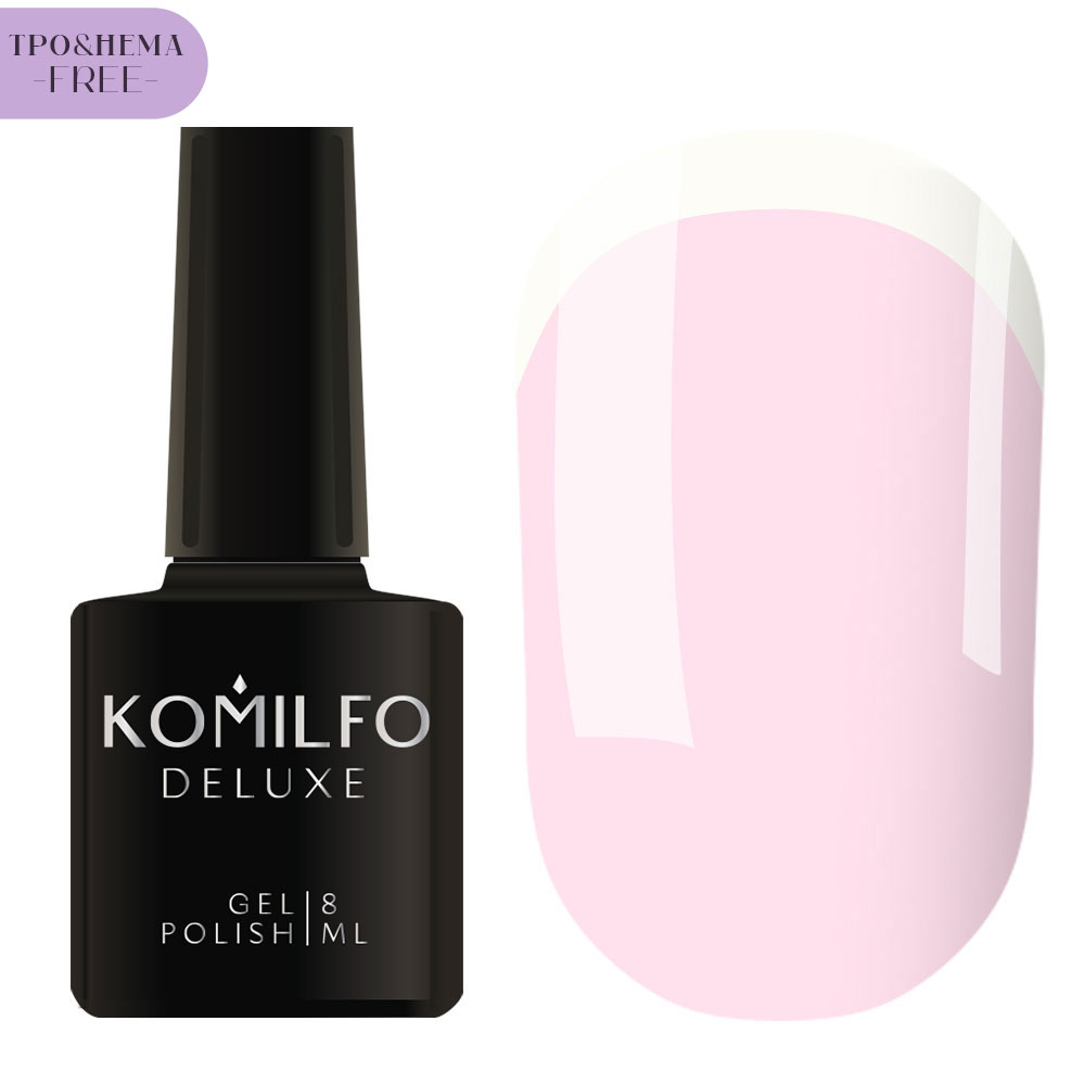 Gel varnish Komilfo DeLuxe Termo C003 (light brown, when heated - bright light green), 8 ml