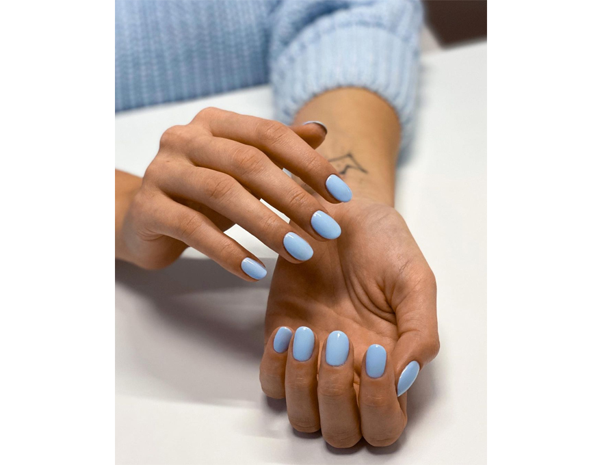 CND Гель-лак для ногтей Shellac Creekside (нежно-голубой, эмаль), 7,3 мл