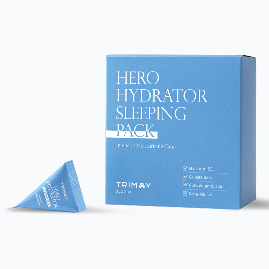 TRIMAY Night moisturizing mask with beta-glucan Hero Hydrator Sleeping Pack, 3 g