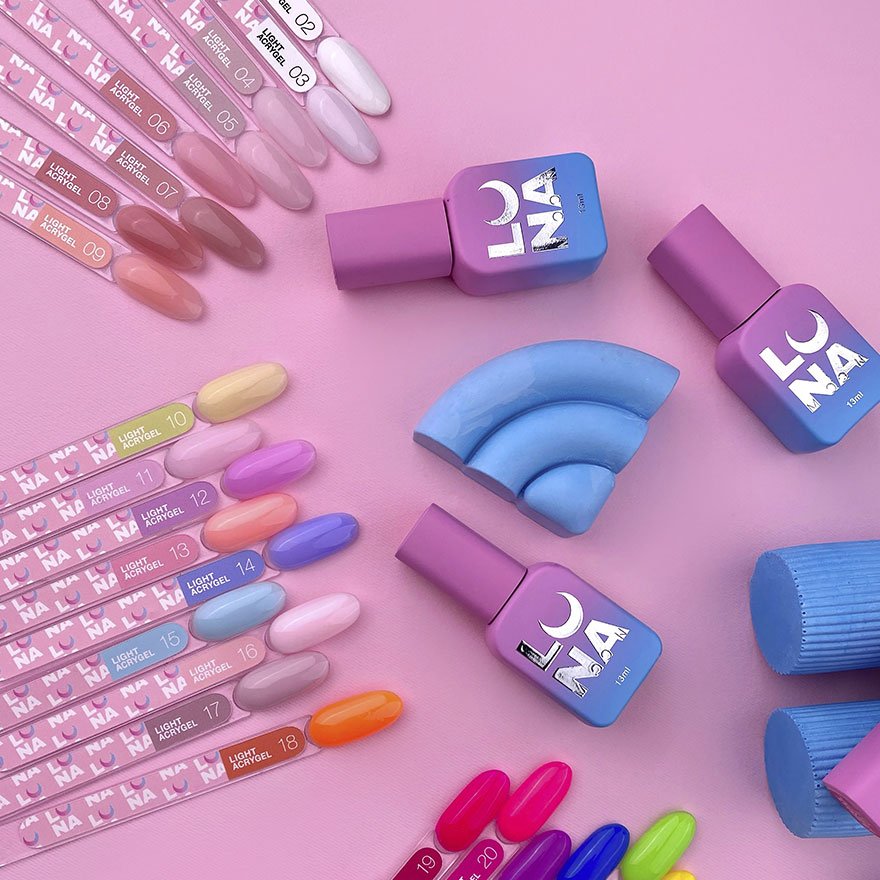LUNA Гель жидкий Light Acrygel №01, 13 мл LUNA Гель жидкий Light Acrygel №01, 13 мл