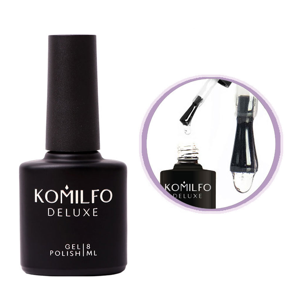 Komilfo Rubber Base Coat - каучукова база для гель-лаку, 15 мл (без пензлика)
