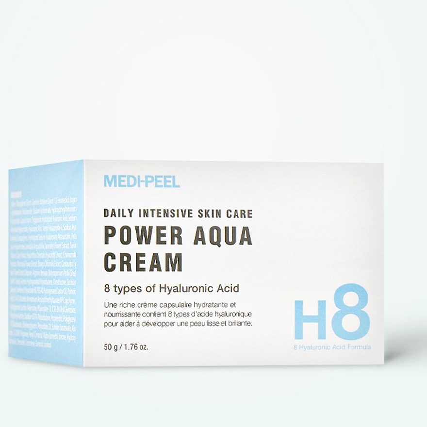 Medi-Peel Power Aqua Cream - moisturizing face cream with peptide capsules, 50 ml