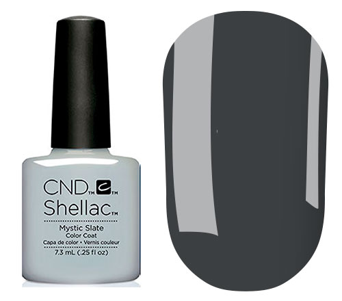 СND Shellac gel-varnish, Mystic Slate (gray-blue), 7.3 ml