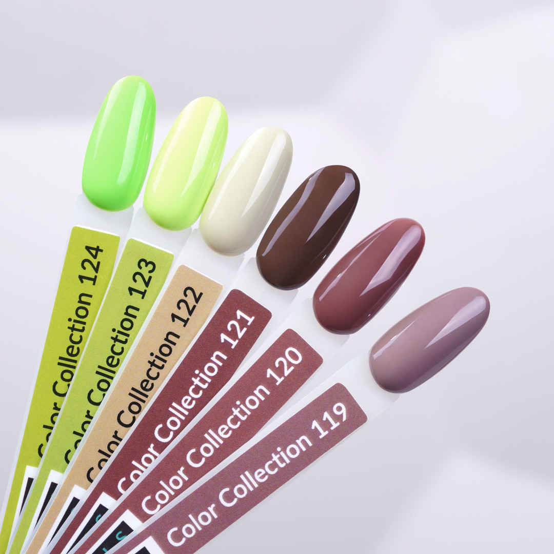 Kira Nails gel varnish No. 121 (dark chocolate, enamel), 6 ml