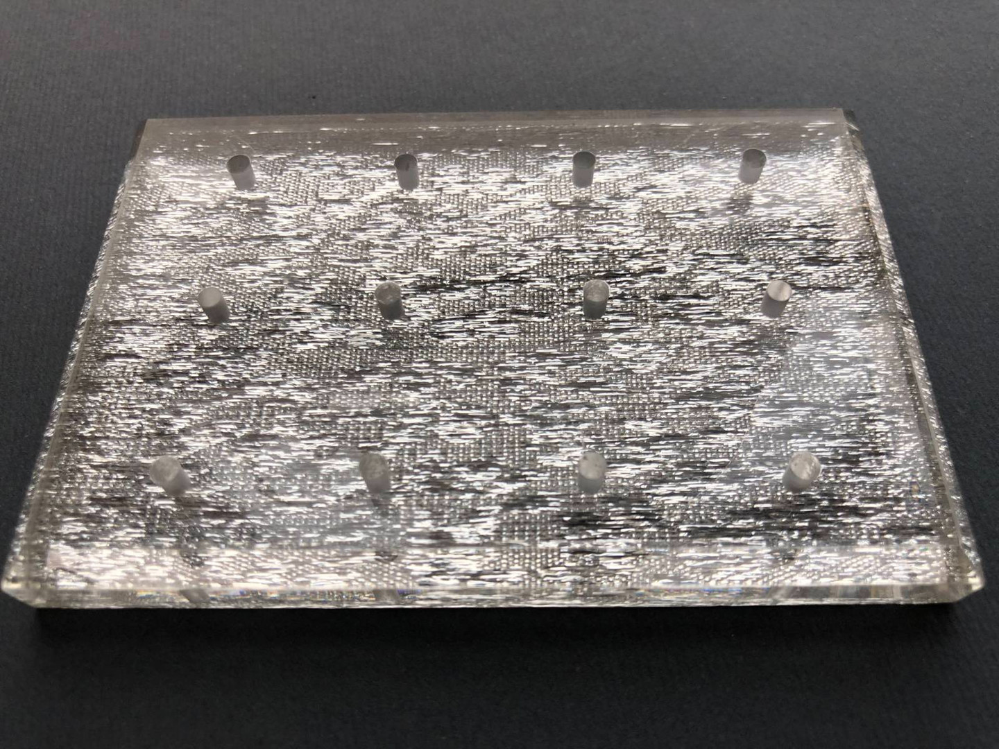 Stand for milling bits for 12 pcs (silver)