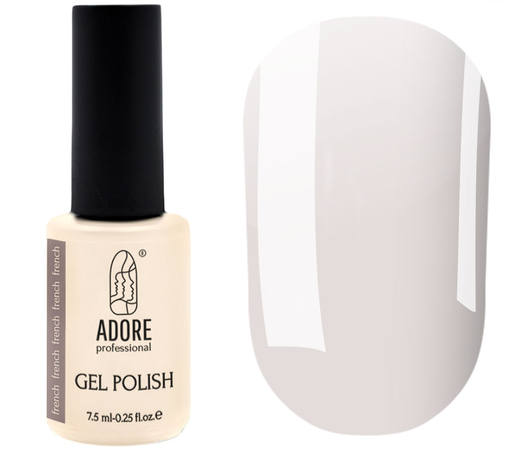 Гель-лак ADORE Professional №F-001 (серый, эмаль), 7,5 мл Гель-лак ADORE Professional №F-001 (серый, эмаль), 7,5 мл