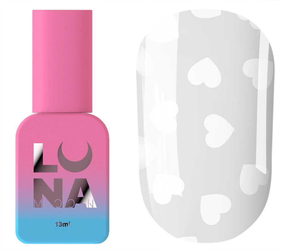 LUNA Топ для гель-лака Top Romantic White, 13 мл
