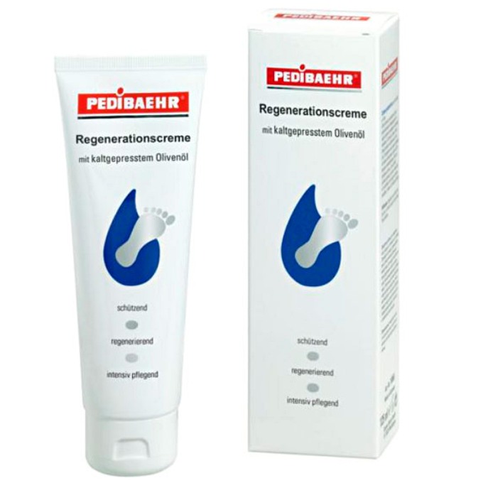 Baehr Regenerating foot cream for very dry skin with olive oil, 125 ml Baehr Regenerating foot cream for very dry skin with olive oil, 125 ml