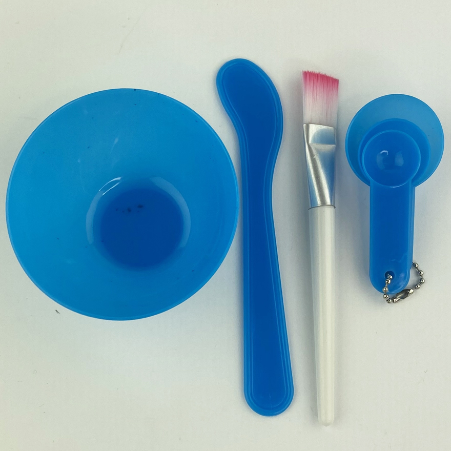 Set for cosmetic masks 4 in 1 (small), blue