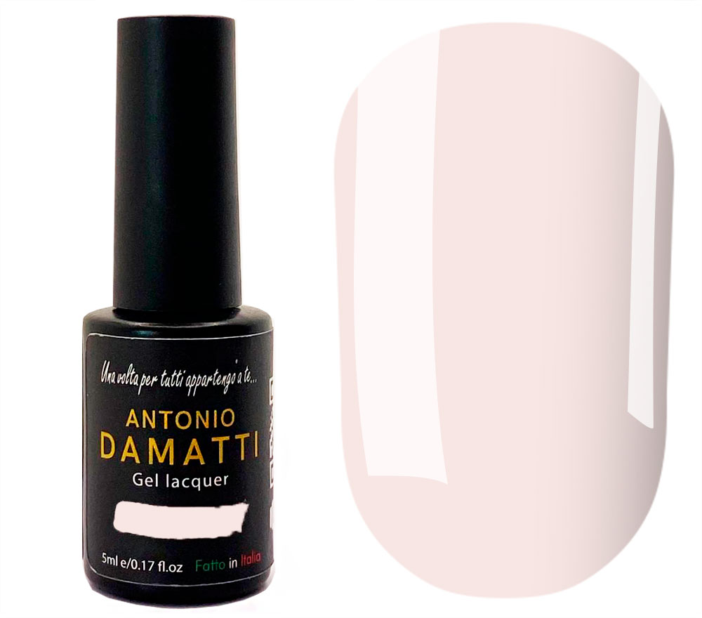 Гель-лак Antonio Damatti №240 (молочный розовый, эмаль), 5 мл