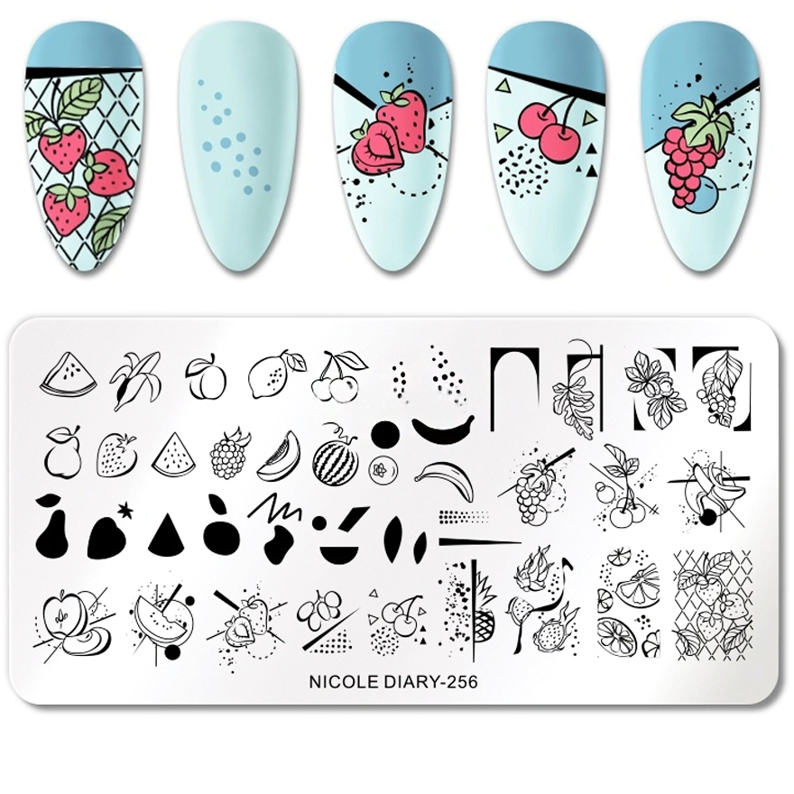 Nicole Diary Stamping Plate 256