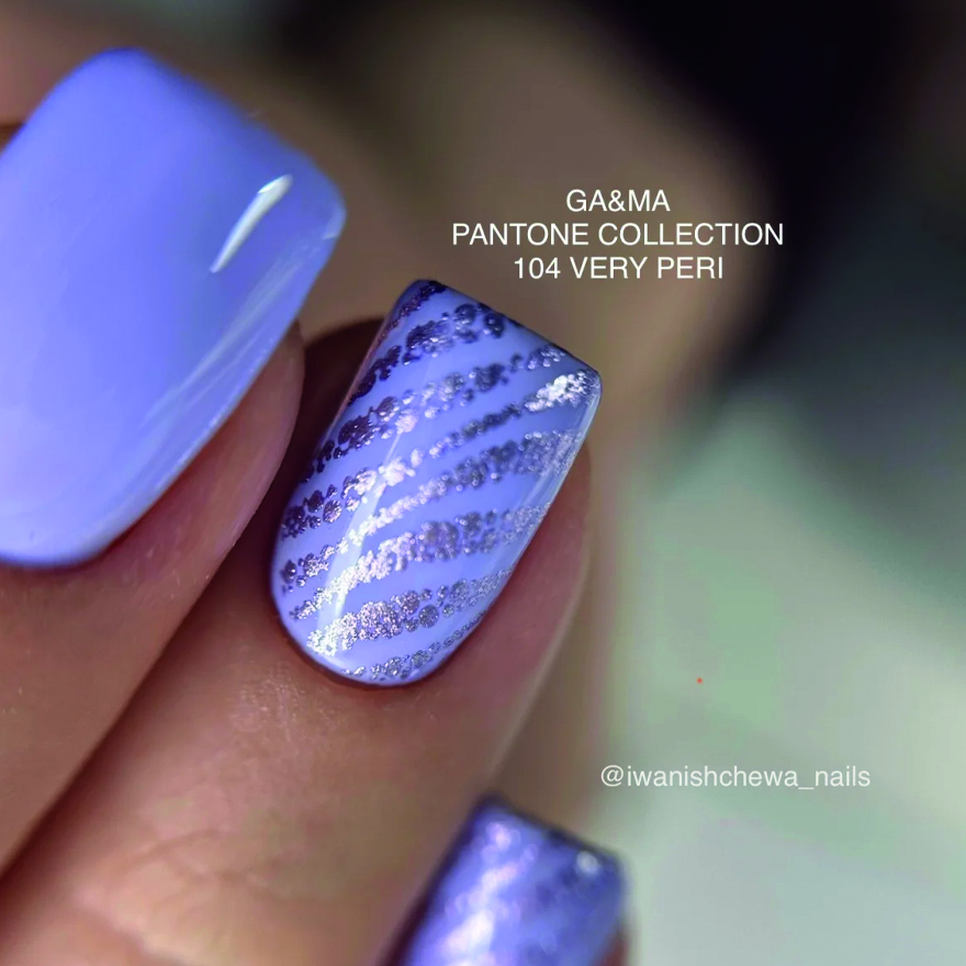 GA&MA Гель-лак Pantone collection 104 Very peri, 10 мл