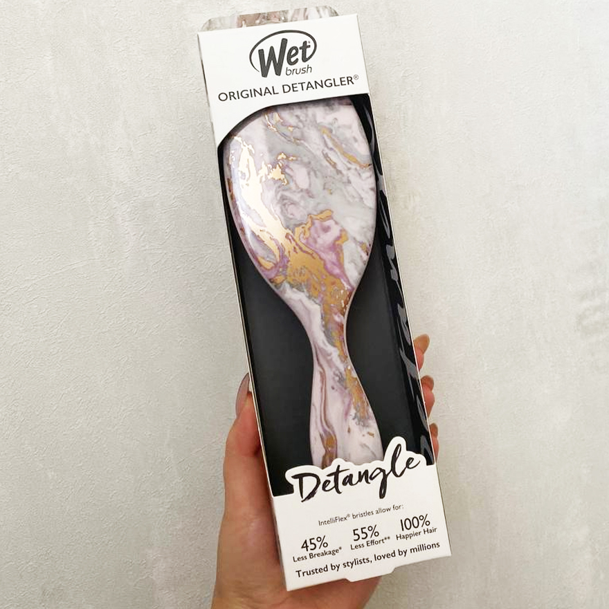 WET BRUSH Hair brush ORIGINAL DETANGLER - Metalic Marble - Bronze